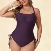 Women's Alluring One-Piece Swimsuit with Criss-Cross Back Detail - Cupshe - 4 of 4