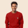 Dalix Mushroom (Glow in the Dark) Embroidered Fleece Sweatshirt Pullover Mens - 3 of 4