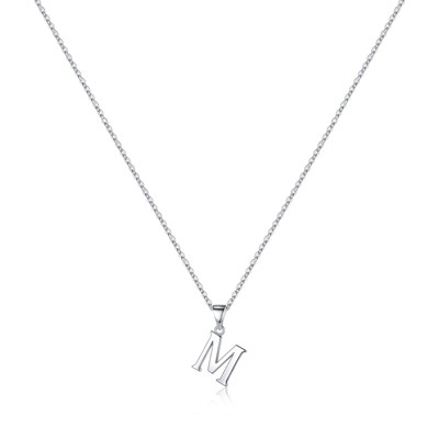 Turandoss S925 Sterling Silver Initial Necklaces for Girls Women, Dainty Initial Jewelry Birthday Gifts
