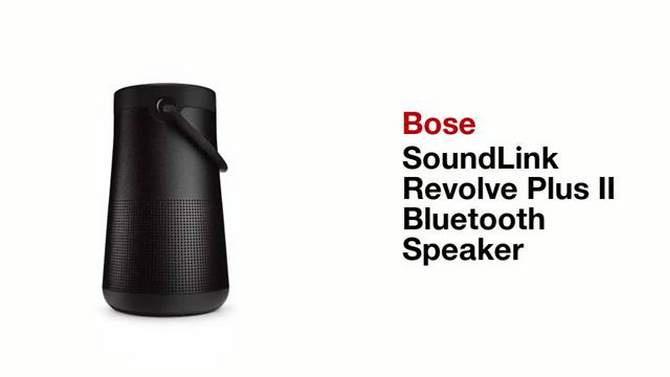 Bose SoundLink Revolve Plus II Portable Bluetooth Speaker, 2 of 14, play video