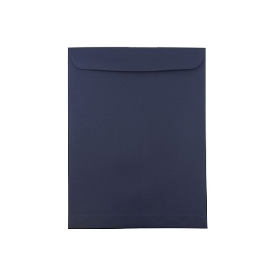 JAM Paper 10 x 13 Open End Catalog Envelopes Navy Blue 25/Pack (12828427)