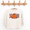 The Juniper Shop SmileyWorld Pumpkin Face Checkered Youth Long Sleeve Tee - 2 of 4