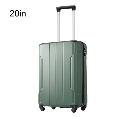 Hardshell Suitcase With Lightweight TSA Approved Locks And 3-level Telescopic Handle Swivel Suitcase Travel Luggage With Expandable Function