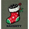 Christmas Naughty Coal Stocking Men's Crew Neck Short Sleeve Tee - 2 of 3