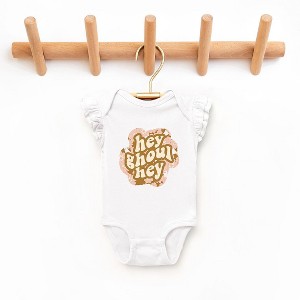 The Juniper Shop Hey Ghoul Hey Colorful Baby Flutter Sleeve Bodysuit - 1 of 3