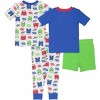 PJ Masks Toddler Boys' 4-Piece Short Sleeve Cotton Pajama Sets, Size 2T - 2 of 4