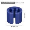 Unique Bargains Fit 0.14 Inch Rod Clothes Hanger Color Coding Markers Blank Tags 150 Pcs - 2 of 3