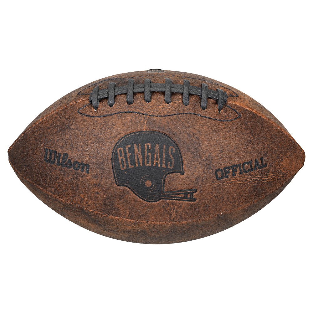 UPC 883813659555 product image for Cincinnati Bengals Wilson 9 Inch Throwback Football | upcitemdb.com