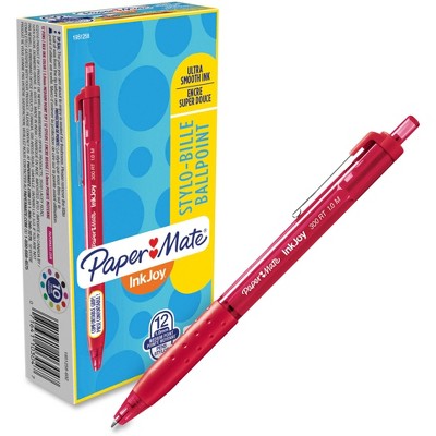 Paper Mate InkJoy 300 RT Retractable Ballpoint Pen 1mm Red Dozen 1951258