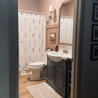 Botanical Floral Shower Curtain - Threshold™ : Target