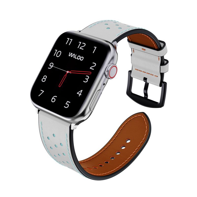 Waloo Breathable Leather Band For Apple Watch, 3 of 6