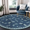 Liora Manne Carmel  Indoor/Outdoor Rug  Navy.. - 2 of 4