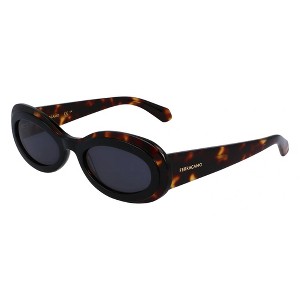Salvatore Ferragamo SF 2003S 241 Womens Oval Sunglasses Brown 54mm - 1 of 3