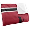 Eastern Washington University Primary Logo Stripes Silky 50x60 Blanket, 1 Sided - 3 of 4