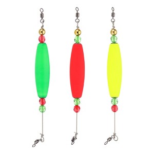Unique Bargains Plastic Weighted Popping Corks Fishing Floats Rigs 3 Pcs - 1 of 4