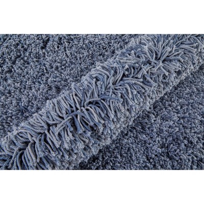 Gendry Navy Blue 5' x 8' Tufted Polyester Area Rug