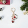 Unique Bargains Christmas Keychain Double Ring Lobster Clasp Zinc Alloy Multi-colored 3.15" 1 Pc - 4 of 4