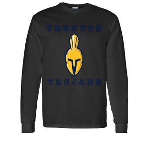 Adult Trenton High School Trojans Name & Graphic Essential Long