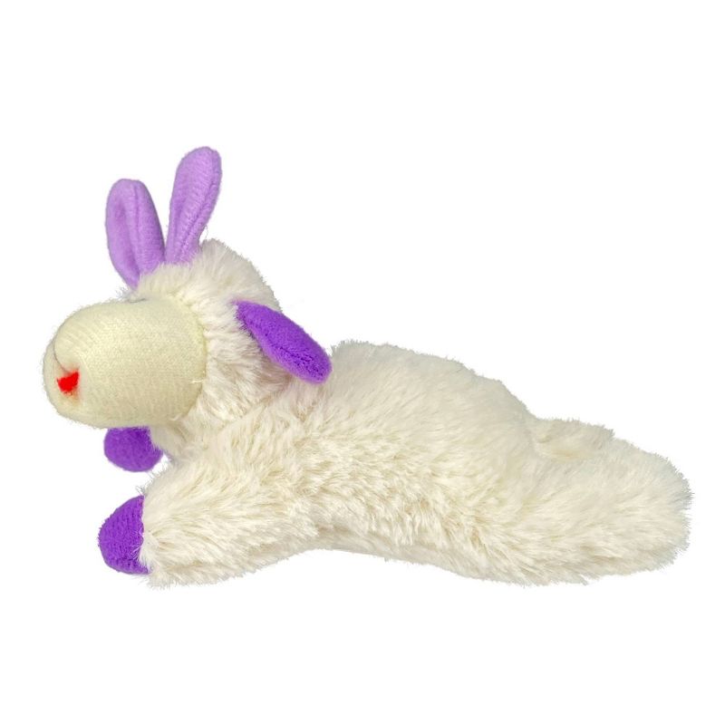 Multipet Easter Lamb Chop with Purple Bunny Ears and Paws Cat Toy, 3 of 5