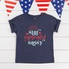 The Juniper Shop Star Spangled Sassy Toddler Short Sleeve Tee - 2 of 2