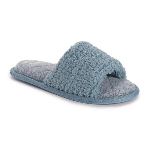 Muk Luks Women's Bootie Slippers, Blue, Small/Medium : : Clothing,  Shoes & Accessories