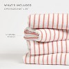 Cabana Stripe 100% Cotton Pool and Beach Towels - Pack of 2 or 4 - Oversized, Absorbent, Quick-Dry Towels - Becky Cameron - 3 of 4