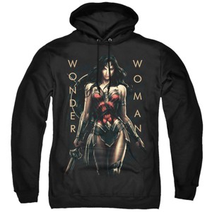 Wonder Woman Movie Armed And Dangerous Adult Pull-Over Hoodie - 1 of 4