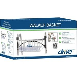 Drive Medical Folding Walker Basket - 1 of 4