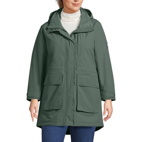 Lands end women's hooded squall jacket best sale