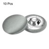 Unique Bargains Blouses Sweater Round Aluminum Cotton Fabric Cloth Covered Buttons 10 Pcs - 3 of 4
