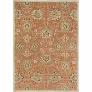 Hauteloom Conesus Burnt Orange 1112 Wool Area Rug - 1 of 4