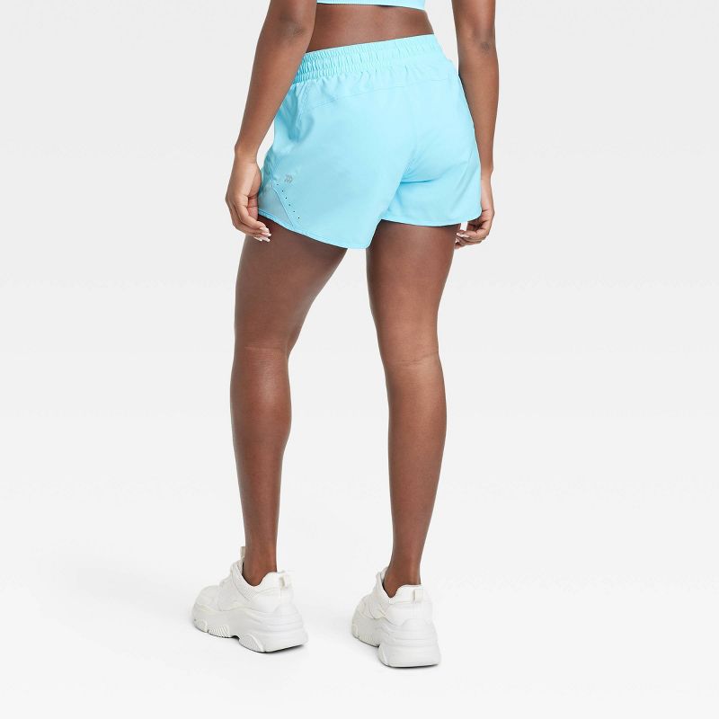 Women's Woven Mid-Rise Run Shorts 3" - All In Motion™, 3 of 7