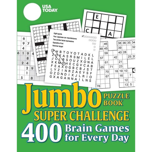 USA Today Jumbo Puzzle Book Super Challenge - (USA Today Puzzles) by  Usa Today (Paperback) - image 1 of 1