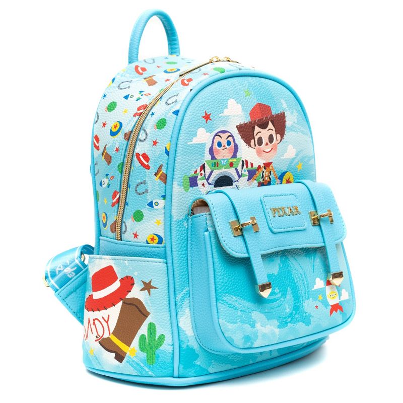 Disney Toy Story 11" Vegan Leather Fashion Mini Backpack - Wondapop , 4 of 8