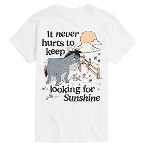 Men's Winnie The Pooh Sunshine Eeyore Short Sleeve Graphic T-Shirt