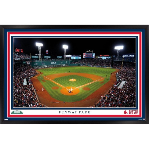 BOSTON RED SOX FENWAY PARK RETIRED NUMBERS PHOTO POSTER TICKET JERSEY BAT  BALL