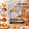 VEVOR Manual Bread Slicer, 0-6" Adjustable Thickness Cheeser Butter Cutting, Micro-Serrated Stainless Steel Blade, Aluminum Alloy Cheese Slicer - 4 of 4