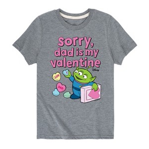 Boys' - Toy Story - Sorry Dad My Valentine Short Sleeve Graphic T-Shirt - 1 of 4