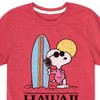 Boys' - Peanuts - Snoopy In Hawaii Short Sleeve Graphic T-Shirt - 2 of 4