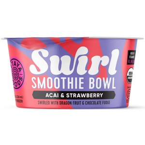 Pitaya Foods Frozen Organic Acai & Strawberry Swirl Smoothie Bowl - 8 fl oz - 1 of 4