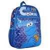 Intimo Sesame Street Cookie Monster C Is For Cookie Dual-Compartment Backpack Bag Blue - 2 of 4