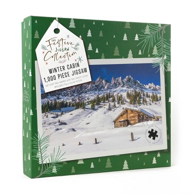 Professor Puzzle Winter Cabin Jigsaw Puzzle - 1000pc