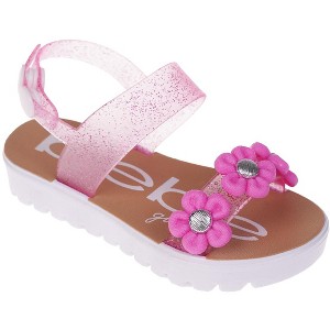 bebe Girl's Sandals - Cute and Charming Sandals, Open Toe Summer Sandals for Toddlers - 1 of 4