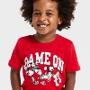 Toddler Boys' Mickey Mouse & Friends 'Game On' Short Sleeve Graphic T-Shirt - Red - 2 of 4