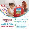 Playz 5pc Play Tents, Ball Pit & Crawl Tunnels Bundle for Kids, Baby & Toddlers with Red Polka Dots - 3 of 4