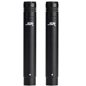 Monoprice SC100 Small Pencil Condenser Microphones (Pair) Condenser Stick with Interchangeable Omni and Cardioid Capsules - Stage Right Series - 1 of 4