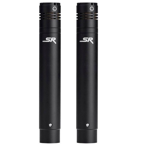 Monoprice SC100 Small Pencil Condenser Microphones (Pair) Condenser Stick with Interchangeable Omni and Cardioid Capsules - Stage Right Series - image 1 of 4