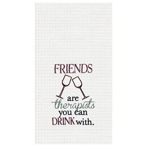 C&F Home Friends Waffle Weave Cotton Kitchen Towel - 1 of 1