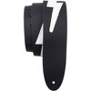 Perri's Lightning Bolt Leather Guitar Strap Black 2.5 in. - 3 of 3