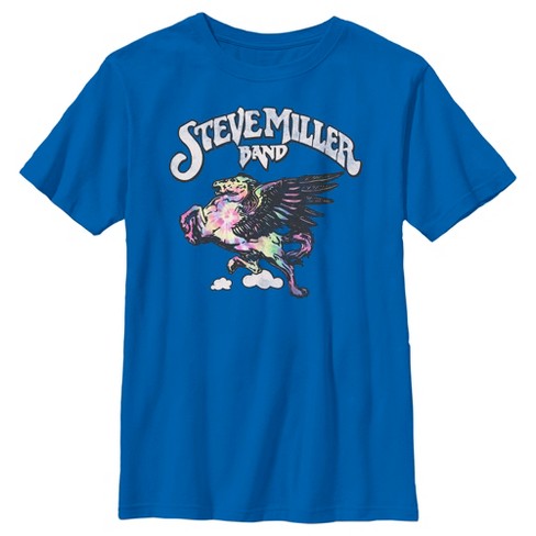 Boy's Steve Miller Band Tie-dye Logo T-shirt - Royal Blue - X Large ...
